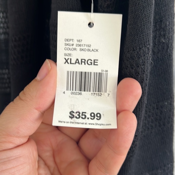 Women’s black open cardigan - Picture 2 of 4